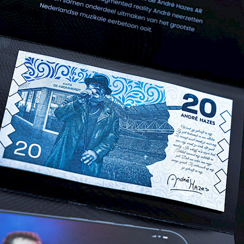 Andre Hazes Commemorative Interactive Banknote