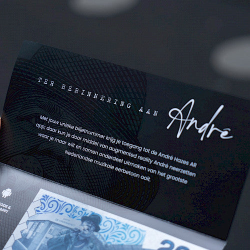 Andre Hazes Commemorative Interactive Banknote