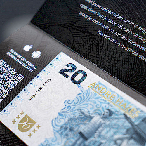 Andre Hazes Commemorative Interactive Banknote